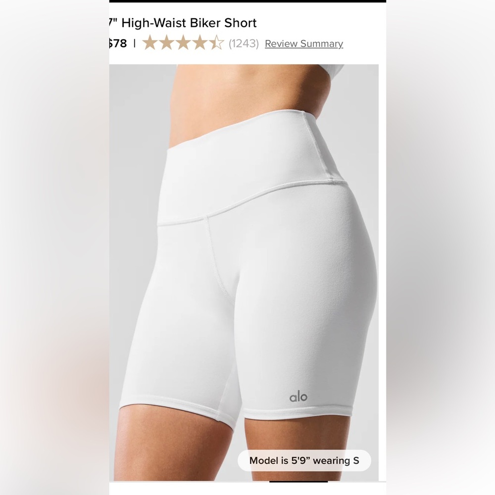 ALO Yoga 7" High-Waist Biker Short